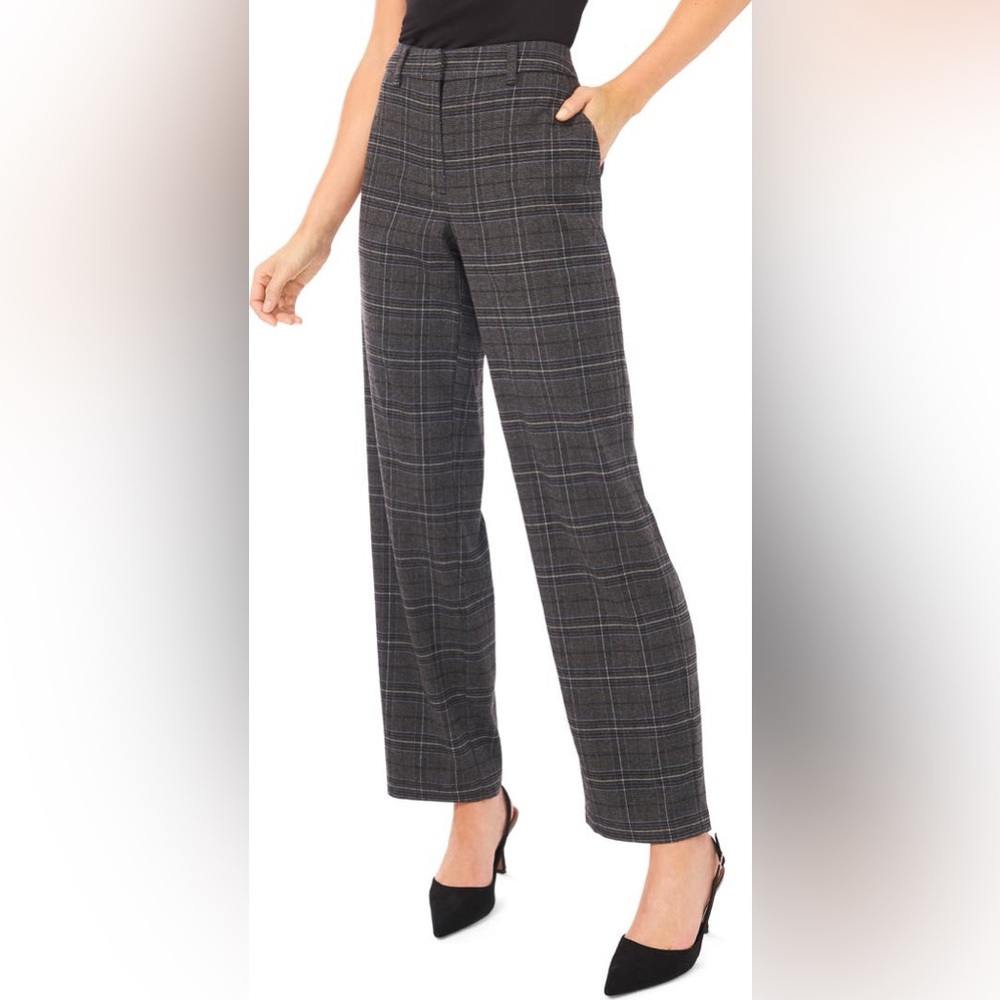 Halogen Plaid Straight Leg Pants Size 6